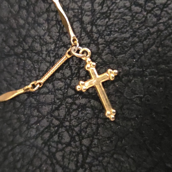 Child's Gold Religious Charm Bracelet - Picture 3 of 7
